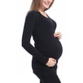 thumbnail image 2 of Maternity Long Sleeve T-Shirt Top, 2 of 3