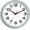 D_blue-gray, variant on Wall Clock Silent Non-Ticking Modern Clock Battery Operated 8 Inch Small Classic Analog Decorative for Classroom, Living Room, Office, Bedroom, School, Hotel (Black)