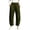 Army Green women plus size wide leg pants a1, variant on Women Plus Size Wide Leg Elastic Waist Trousers with Pockets Casual Hiking Ankle Pants Active Loose Long Pants Trousers, Army Green 3XL