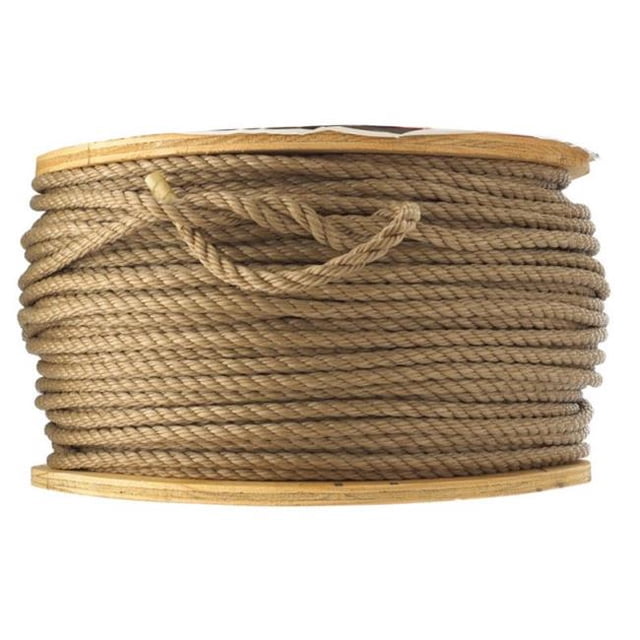 J3224S0600S Twisted Poly Rope Spool Tan - 0.37 in. x 600 ft.