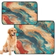 thumbnail image 2 of Qxltty Colorful Gilt Marble Cat litter Pads Pet Set of 3 Diaper Mats Center Anti-leakage Layer Absorbent Soft and Comfortable, 2 of 7