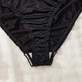 thumbnail image 5 of Women's Seamless Cheeky Underwear Cute Soft Satin Low Rise Stretch Hipster Bikini Panties, 5 of 5