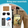 thumbnail image 6 of COEQINE Crutch Accessories Bag Elbow Crutch Pouch Hummingbird Tulip Flower Forearm Crutch Pouch, Walking Cane Bag, Lightweight, Large Capacity, for Walking Cane, Hiking Stick, 6 of 7
