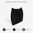 thumbnail image 5 of A1HC Hypoallergenic Down Alternative Decorative Throw Pillow, 18x18 in, Square, Pack of 1, Smoky Black, 5 of 5