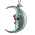 thumbnail image 2 of Morawski Man In The Moon Glass Crescent Ornament 14307.09591 Blue, 2 of 3
