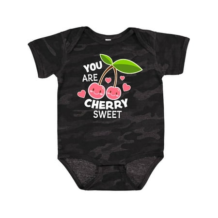 

Inktastic You are Cherry Sweet with Cherries and Hearts Gift Baby Boy or Baby Girl Bodysuit