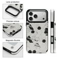thumbnail image 5 of Wallet Case For Apple iPhone Air / 17 Pro / 17 Pro Max Series with Card Holder, PU Leather Kickstand Card Slots Screen Protector Included For iPhone 17 Series, Marble Mosaic Tile, 5 of 8