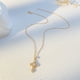 thumbnail image 4 of Weipu zircon Cross collar colgante personalidad creativa Virgin Cross collar cadena de clavícula femenina joyas de pareja regalo de San Valentín, 4 of 5