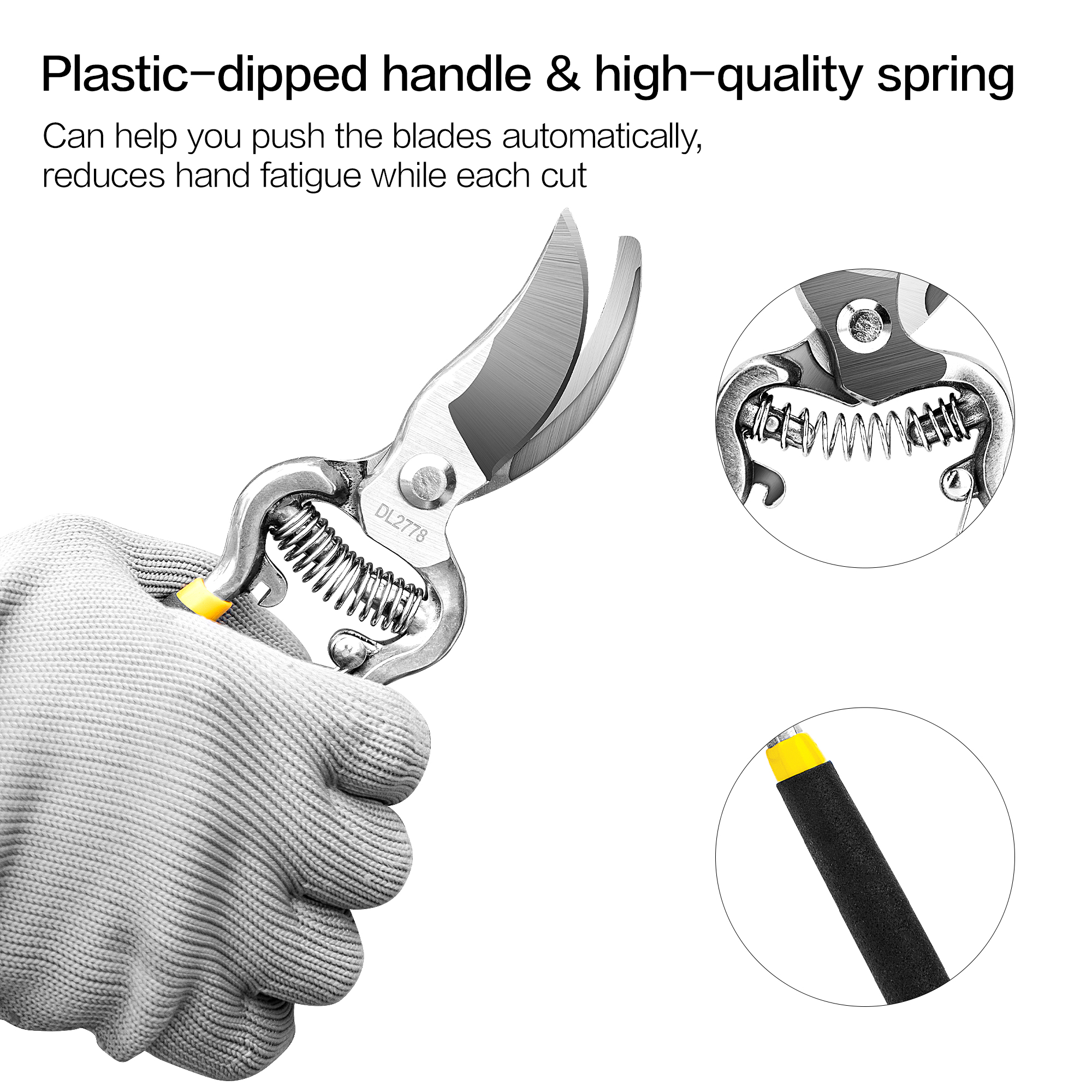 Deli Garden Pruning Shears 8 Inch Bypass photo 5