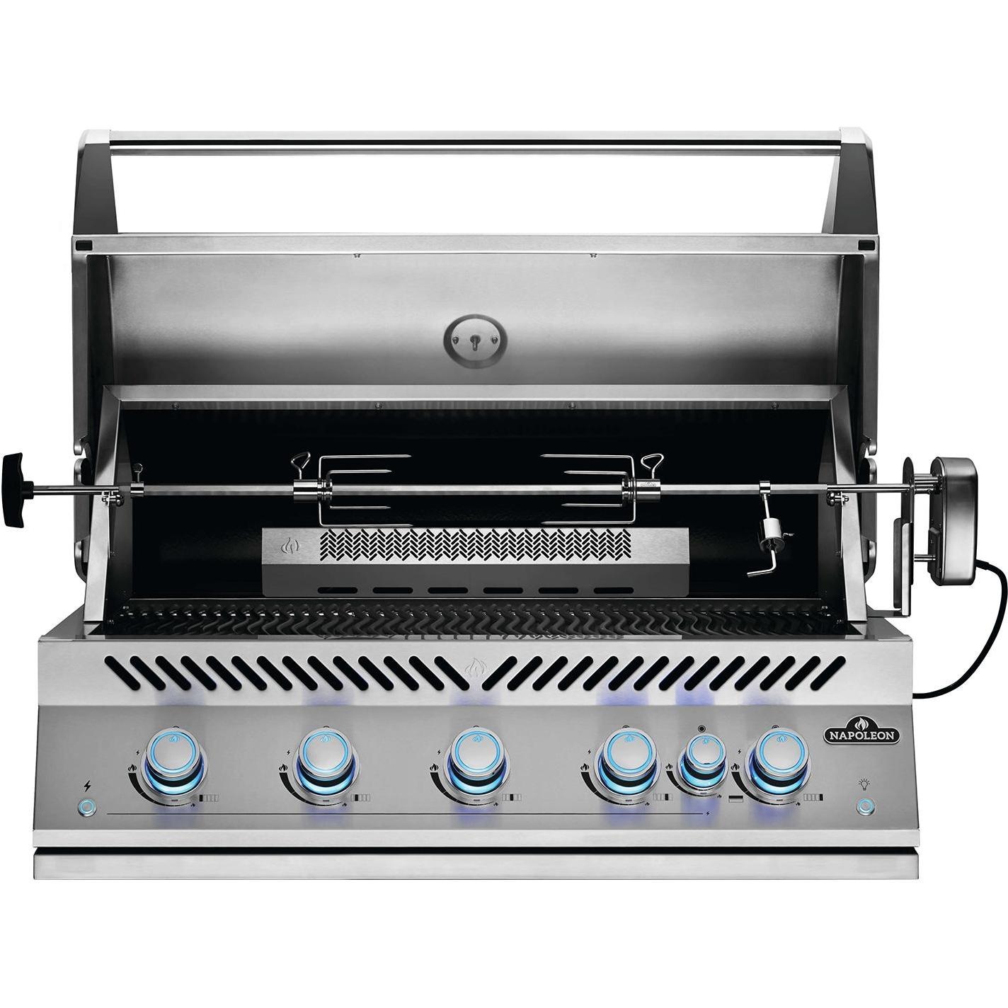 Napoleon Built-In 700 Series 38-Inch Propane Gas Grill w/ Infrared Rear Burner & Rotisserie Kit - BIG38RBPSS - image 5 of 6