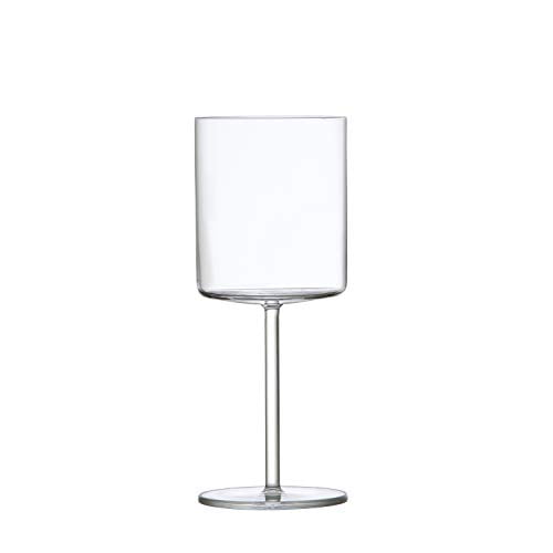 Schott Zwiesel 0074.119900 Tritan Crystal Modo Stemware Set of 4 White Wine Glasses, 13.5-Ounce, Clear