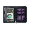 thumbnail image 1 of Juego de agujas de tejer circulares multifunción Artesanía flexible con bolsa de almacenamiento Agujas de intercambiables para principiantes, 1 of 9