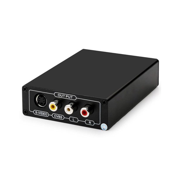 HDMI DVI To Composite SVideo Down Converter With HDMI Audio Decoding