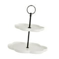 thumbnail image 4 of Mornei 2 Tier Cupcake Stand Display Stand Plate Serving Platter Tiered Serving Tray for White, 4 of 9