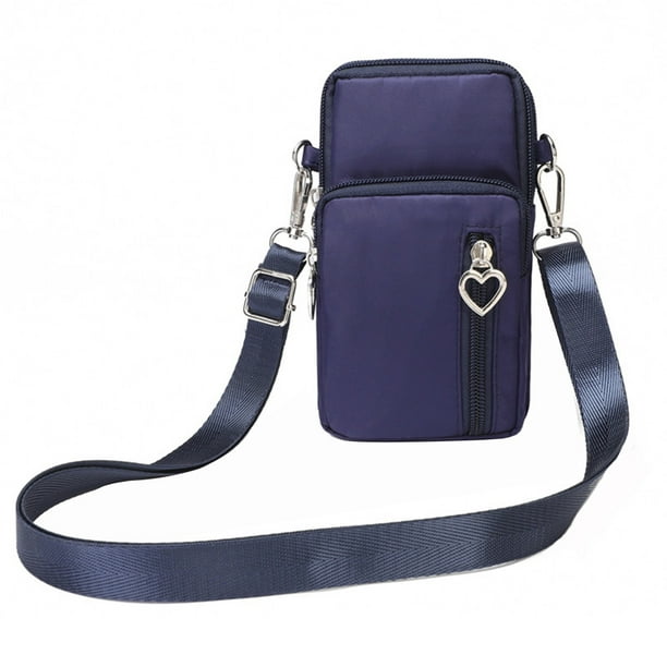Deportes Poliéster Teléfono Bandolera Paquete De Brazo Ligero Mini Mujeres Bolsas De Mensajero Noticed AP007522-06