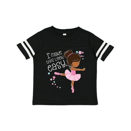 

Inktastic I Make This Look Easy- Ballerina Dancing Gift Toddler Boy or Toddler Girl T-Shirt