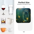 thumbnail image 6 of Pofeuu Jelly Fish Print Coasters for Drinks, 4Pack PU Leather Coasters, Bar Drink Coasters for Tabletop Protection, Furniture from Damage-Square, 6 of 6