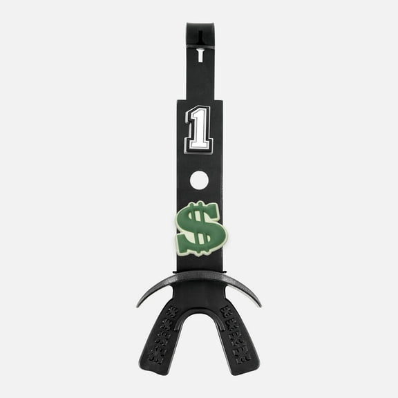 Black Soft Football Mouthguard 2.0