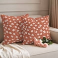 thumbnail image 2 of Fall Maple Leaf Outdoor Waterproof Pillow Covers, Vintage Red Orange Beige Autumn Leaves Decorative Square Throw Pillowcase Sofa Cushion Sham for Patio/Couch/Chair, 20"x20" 2 Pack, 2 of 8