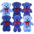 thumbnail image 1 of Set de 6 piezas Osos Mix Flomo color azul surtidos de peluche, 1 of 5