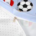 thumbnail image 4 of Erosebridal American Ball Sport Queen Duvet Cover Set,Football Ball Games Bedding For Kids Boys,Reversible 3pcs,No Comforter, 4 of 6
