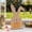 Yellow, variant on Uandlove 3D Wooden Easter Bunny Figurine with Egg - Standing Table Decoration, Assembly Required, Home Centerpiece