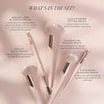 thumbnail image 3 of Zoë Ayla 5 Piece Basic Face Makeup Brush Set. Soft Vegan Makeup Brush Set - Foundation Brush, Loose Powder Setting Brush, Angled Blush Brush, Eyeshadow Blending Brush Professional Makeup Brushes Kit, 3 of 7