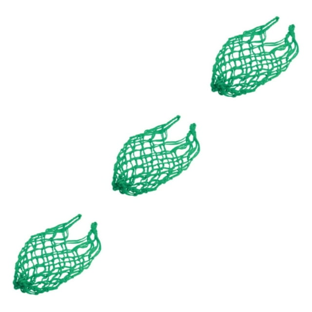 Baohd Sac en Filet pour Ballon 1/2/3/5 Sac de Transport pour Ballon de Basketball Filet de Rangement Support Vert 3 Pcs