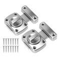 thumbnail image 1 of Door Latch Rust Proof Smooth Edge Comfortable Grasp User Friendly Knob Square Door Lock Latch for Kitchen Door, 1 of 5