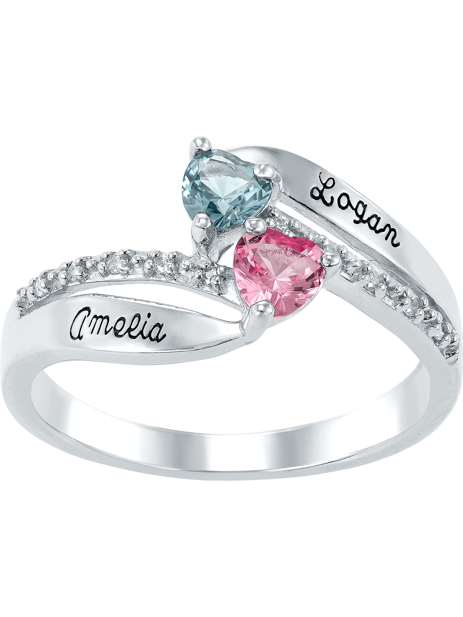 Personalized Family Jewelry ? Birthstone Women's Ettie Mother's Ring ...