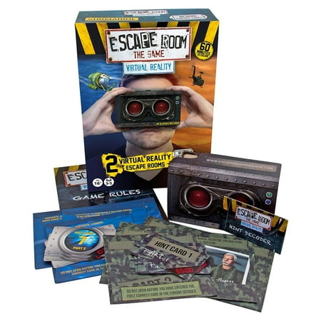 Identity Games [www.identity games.com] Escape Room The Game Virtual Reality Expansion Pack | 2 VR Adventures with Viewer Glasses & Smartphone App | Solve The Mystery Board Game for Adults and Teens