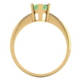 thumbnail image 4 of 1.5 ct Marquise Cut Simulated Green Diamond Solitaire Engagement Ring for Women in 18K Yellow Gold, 4 of 5