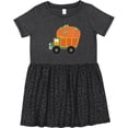thumbnail image 3 of Inktastic Pumpkin Truck Thanksgiving Halloween Girls Toddler Dress, 3 of 5
