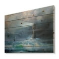 thumbnail image 2 of Designart 'Lighthouse Shining Light During Stormy Clouds Night II' Nautical & Coastal Print on Natural Pine Wood, 2 of 5