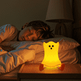 thumbnail image 3 of iDiskk Linda Luz Nocturna de Silicona LED para Niños, Lámpara de Noche Regulable con Luz de 3 Niveles para Regalos, 3 of 9