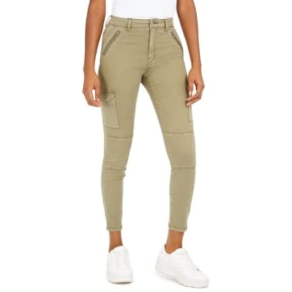MSRP $69 Numero High-Rise Cargo Ankle Jeans SIZE 27