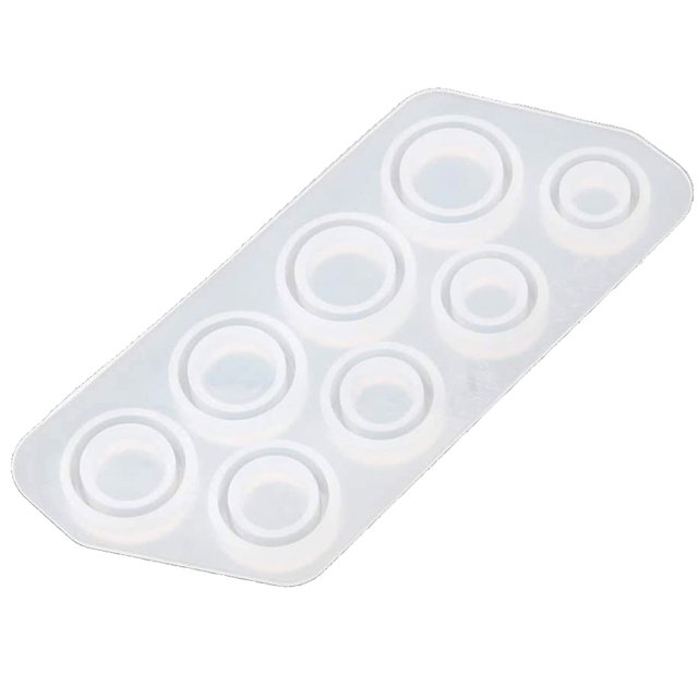 Molde De Silicona Para Anillo, Varios Tamaños, Moldes De Fundición De Resina Para Joyería Kearding HA017600-00
