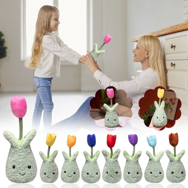 XWSHYW Juguetes para Niños Simulación de Flores Suculentas, Planta Verde, Adorno En Maceta, Decoración Interior, Muñeca de Juguete
