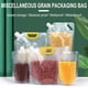 thumbnail image 1 of Bolsas reutilizables Ziplock - bolsas herméticas para la cocina, paquetes de 5 (1L, 1,5L, 2,5L, 5L) - plástico sin BPA, mantener la comida fresca, multiusos para aperitivos, café, cereales y especias, 1 of 3