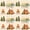 Beige, variant on Manfei Travel Trailer Bed Sheets,Cute Camping Print Full Size Sheets,Gray,4-Piece,1 Flat Sheet, 1 Fitted Sheet and 2 Pillowcases