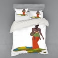 thumbnail image 2 of Ambesonne African Bedding Set 3 Pcs, Mother Map, Twin, Multicolor, 2 of 3