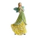 thumbnail image 1 of Figura de ángel, estatua de ángel, colección de resina, regalo, suministros decorativos, adornos Verde Amarillo, 1 of 9