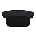 thumbnail image 3 of Fotbe Black Blue Glitter Sparkles Cangurera Cuadrada con Estampado de Doble Capa, Bolsa de Cintura Ajustable Mini para Hombres y Mujeres, 3 of 9