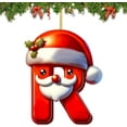 thumbnail image 1 of Colgante de letra de árbol de Navidad de acrílico | Decoración colgante con alfabeto personalizado | Decoración para árbol de Navidad para el hogar, puerta, pared, corona, 1 of 1