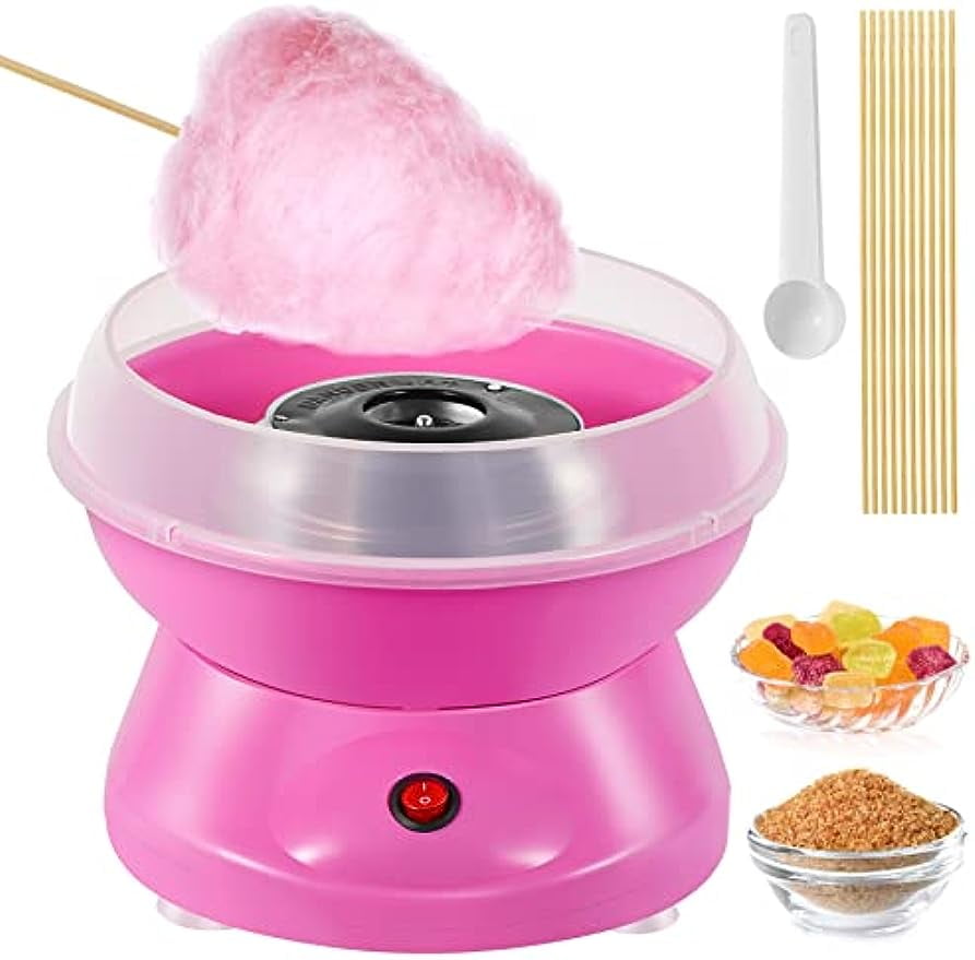 Cotton Candy Machine for Kids, Mini Electric Cotton Candy Maker with