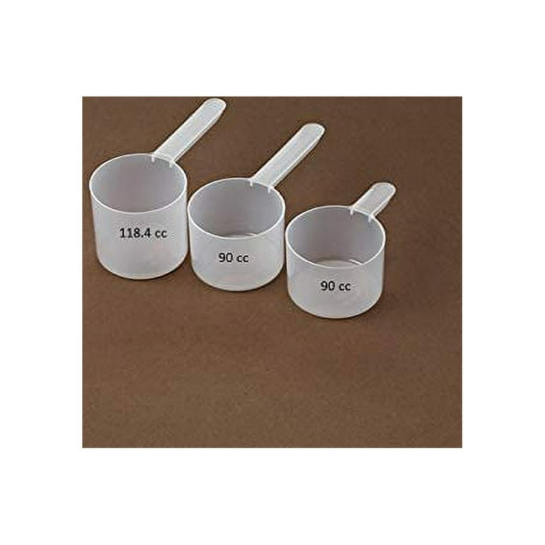 3/8 Cup (3 Oz. | 6 Tablespoon | 90 mL) Long Handle Scoop for Measuring  Coffee, Pet Food, Grains, Protein, Spices and Other Dry Goods (Pack of 10)  - Walmart.com