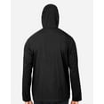 thumbnail image 3 of North End NE810 Men's Aura Lightweight Packable Anorak-BLACK/ CARBON-3XL, 3 of 6