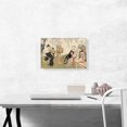 thumbnail image 2 of ARTCANVAS An Outing In Spring Canvas Art Print by Torii Kiyonaga - Size: 18" x 12" (1.50" Deep), 2 of 9