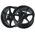 thumbnail image 2 of Drifz 313B 17x8 5x114.3/5x120 +40et Gloss Black wheel Fits select: 1996-2018 TOYOTA RAV4, 1997-2023 HONDA CR-V, 2 of 5
