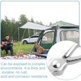 thumbnail image 5 of 12pcs M2 Cable Tie Simplex Cable Tie, 2mm Clamp, 304 Stainless Steel Cable Tie Clips, Wire Rope Hanging Sun Sails Patio Fixed, 5 of 5